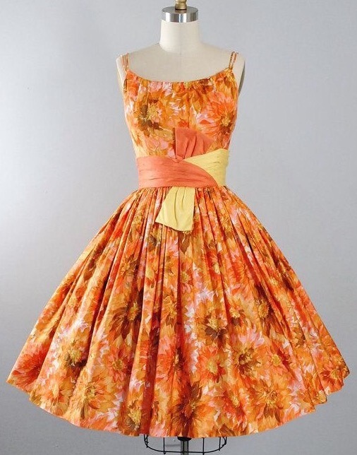 1950s vintage dresses. The Autumn edition.