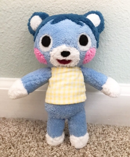 animal crossing bluebear plush