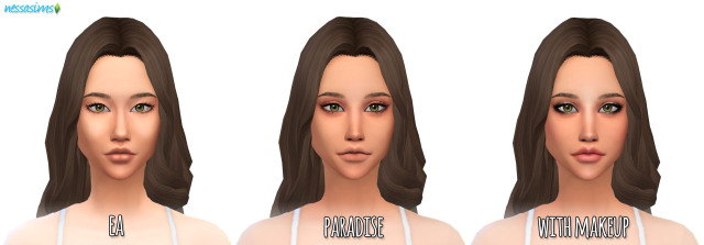 Emily CC Finds - nessasims: Paradise Skin (3000 Followers Gift...