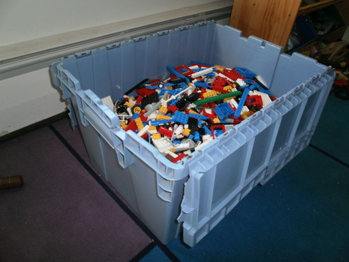 Image result for dig through lego bucket