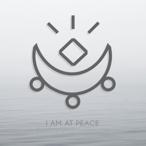 thesilverwitch:“I am at peace.”Last sigil for the night I...