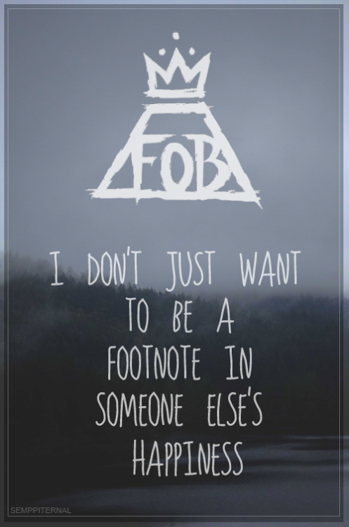 Fall Out Boy Lyrics On Tumblr