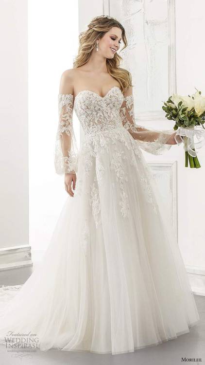 (via Morilee by Madeline Gardner Spring 2021 Wedding Dresses —...