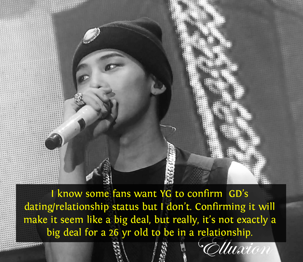 yg confirm dating