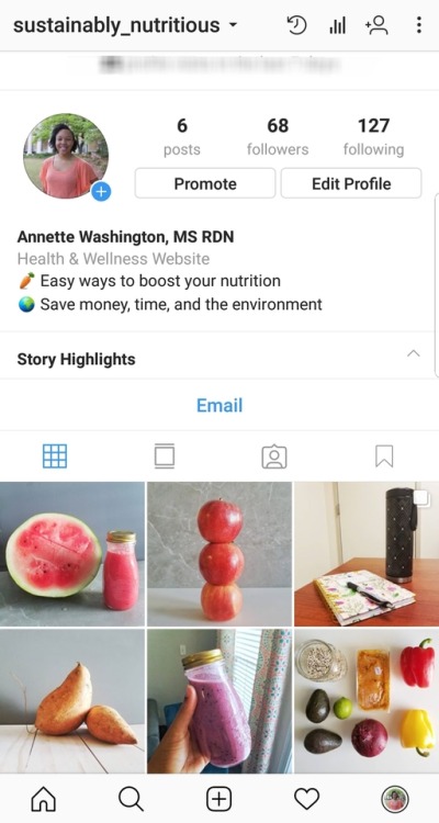 I just started this instagram for nutritious eating while being...