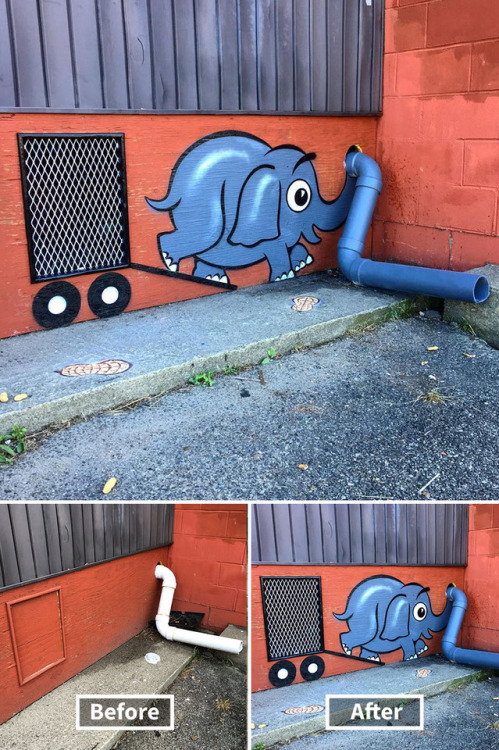 culturenlifestyle:Street Artist Transforms Mundane Street...