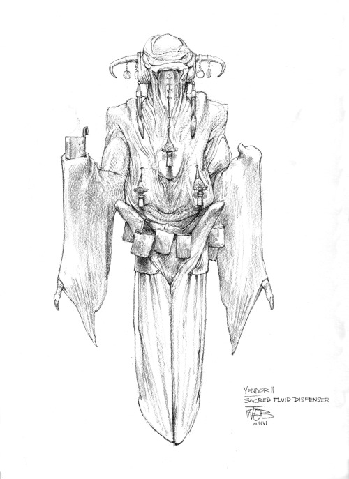 fanta-z:Hellboy 1-2 concept art by Wayne Barlowe