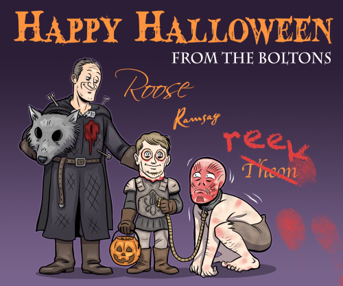 coiaf:Happy Halloween from the Dreadfort!House Bolton’s...