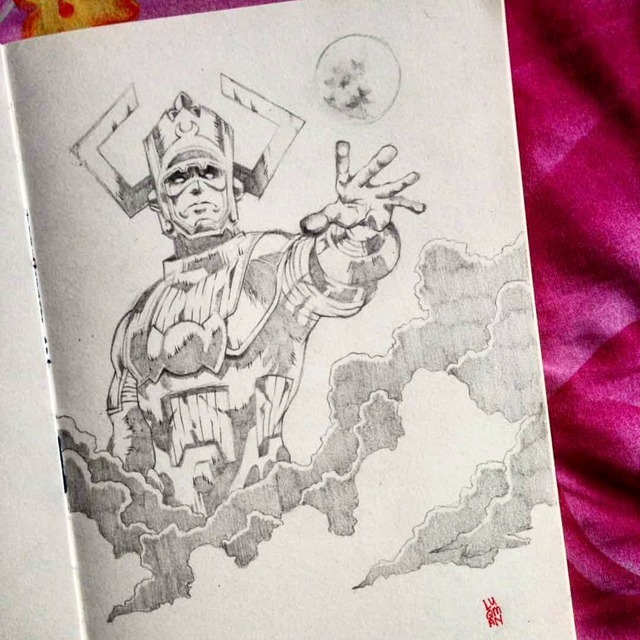 Untitled — GALACTUS Finally a sketch that i liked after...