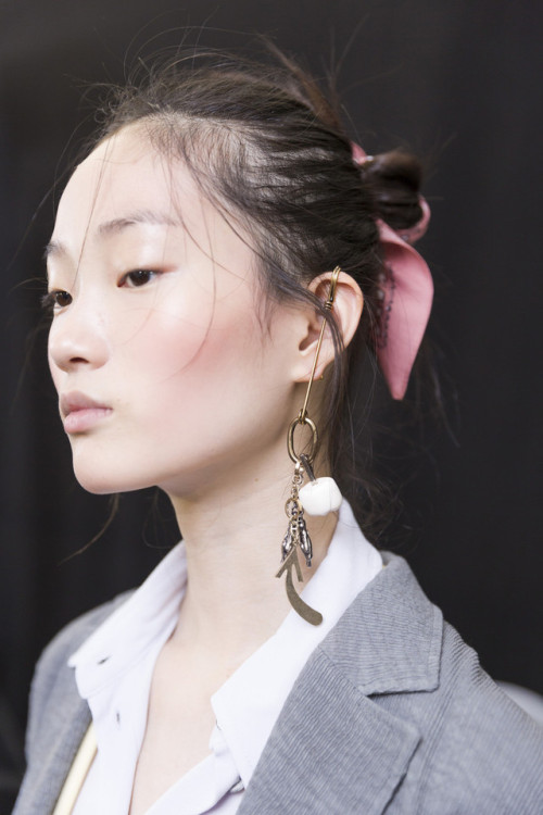 acne studios fashion details Hyun Ji Shin asian model