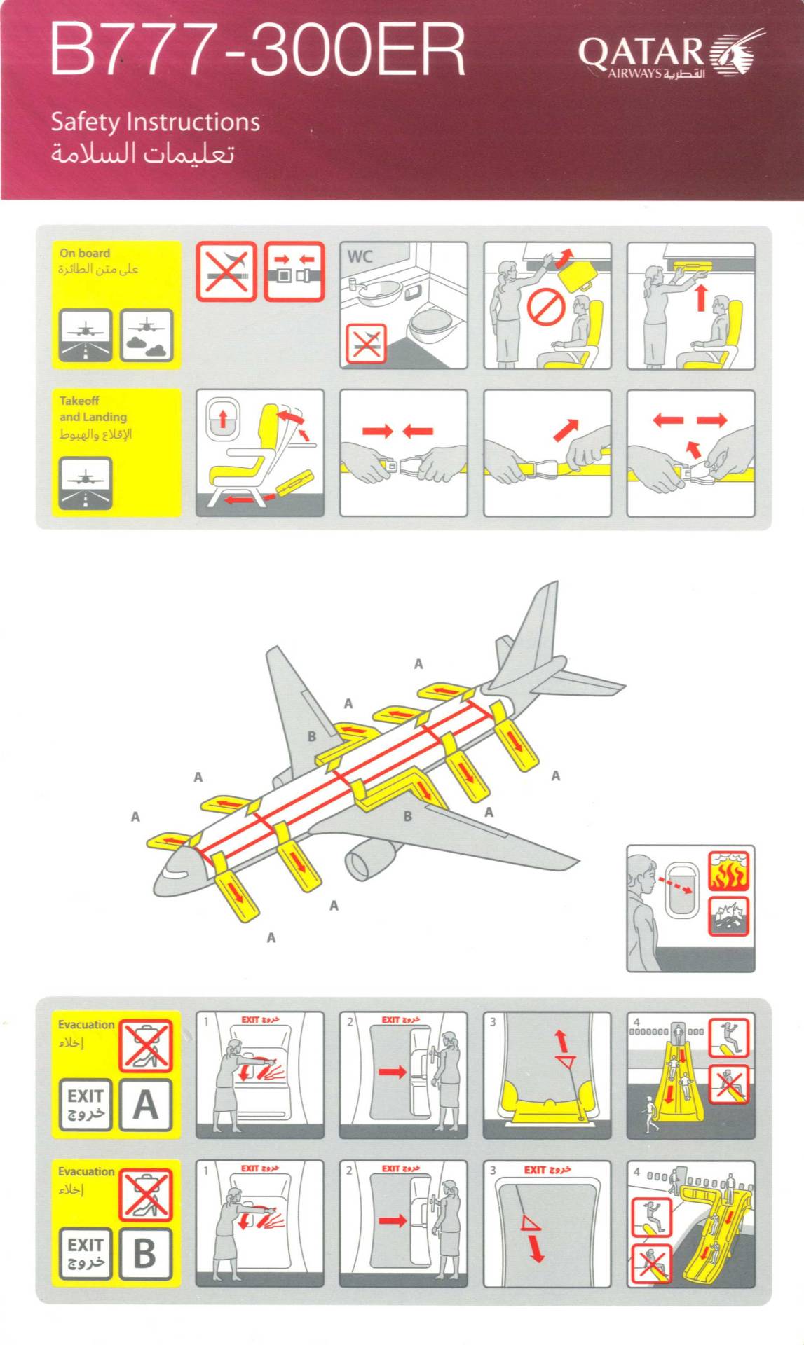 safety-card-collector-qatar-airways-boeing-777-300er