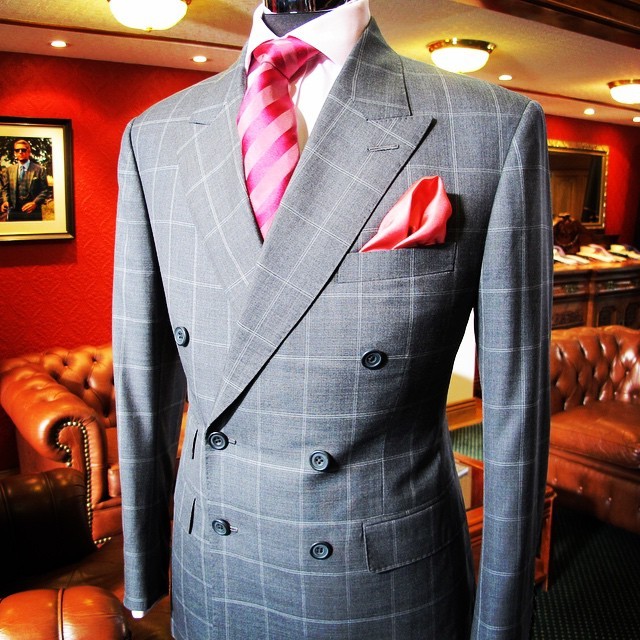 Double breasted suit for DH #zinkandsons #bespoke... - Zink & Sons ...