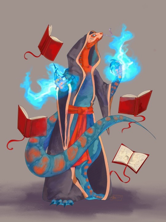 wizards lizard the forest