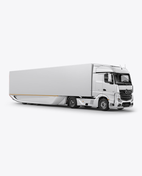 Download deSymbol — Mercedes Trailer Mockup - Half Side View ...