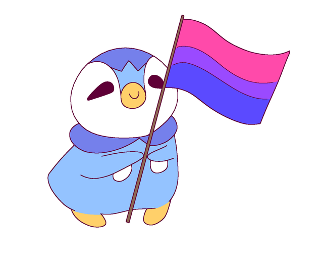 fat pengu — TODAY’S PIPLUP IS: bi visibility week!