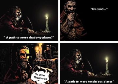 darkest dungeon narrator quotes