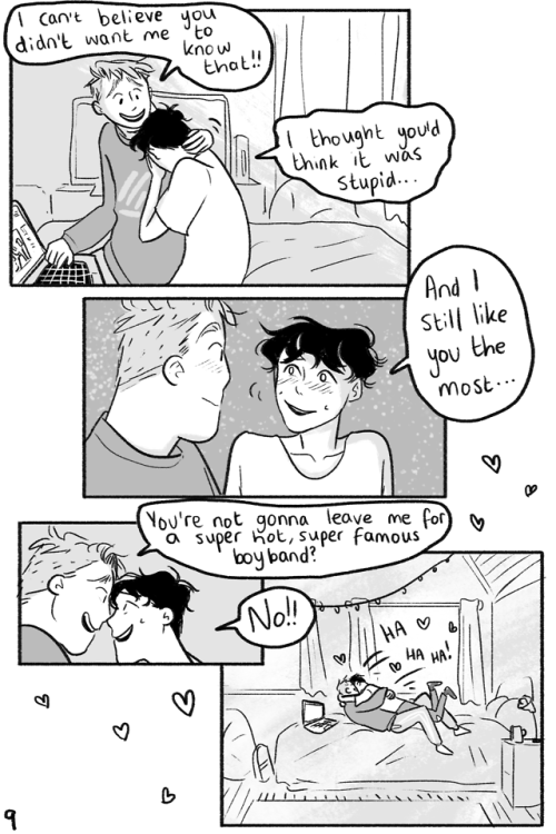 heartstoppercomic:Mini-Comic: Boyband CrushThis mini-comic is...