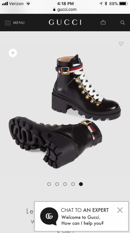 snake gucci boots