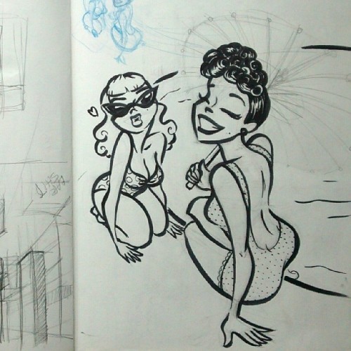 #pinup #sketch