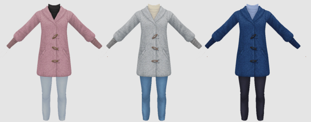 Laurenlime Ts4 Alpha Cc Finds — Simiracle Teddy Coat Kids Version ♥