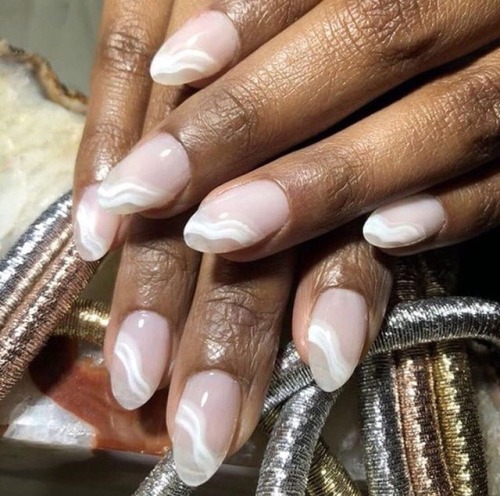 nails clear nails manicure beauty trends inspiration detail