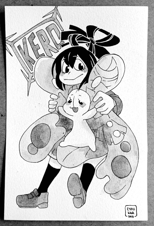 Inktober Day 6Tsuyu for @doodlecreep! I may not know much about...