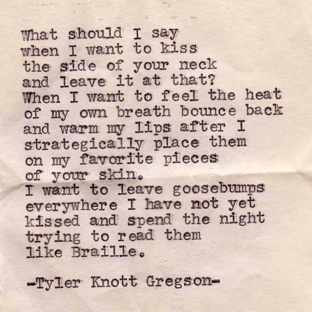 Tyler Knott Gregson — This sassy little salami was Typewriter Series #80...