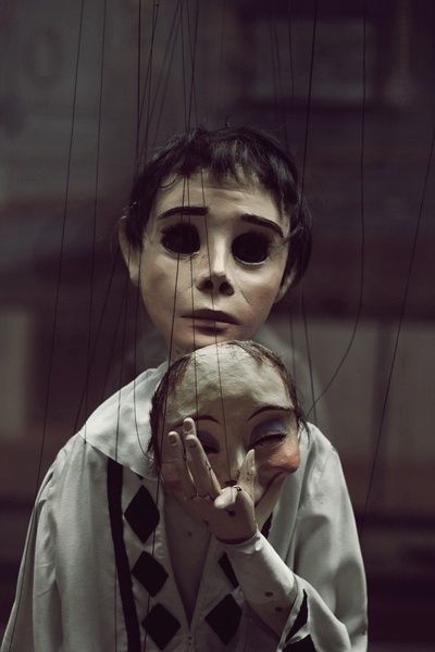 creepy marionette doll