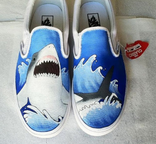 custom painted shoes on Tumblr