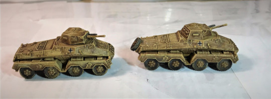 2 SdKfz 231's for North Africa