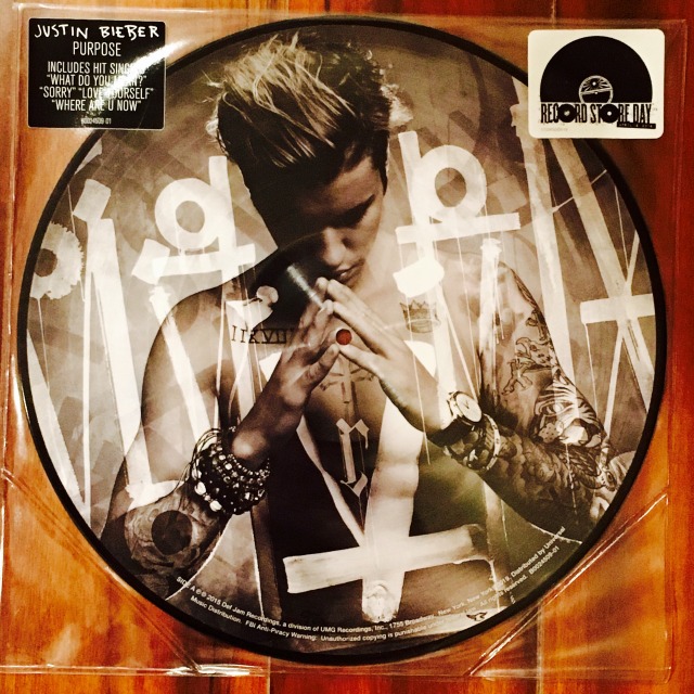 HAIL VINYL - Justin Bieber Purpose Picture Disc Record ...