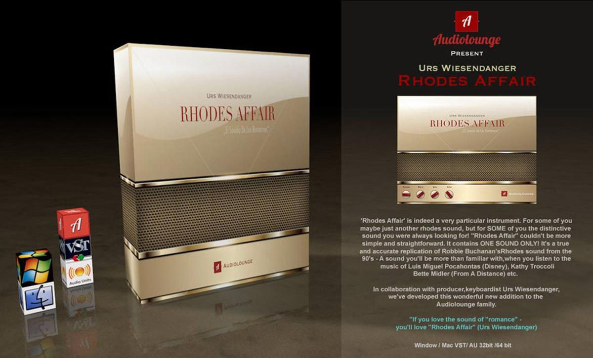 Urs Wiesendanger Rhodes Affair VST WIN x86 x64 Urs Wiesendanger Rhodes Affair VST WIN x86 x64