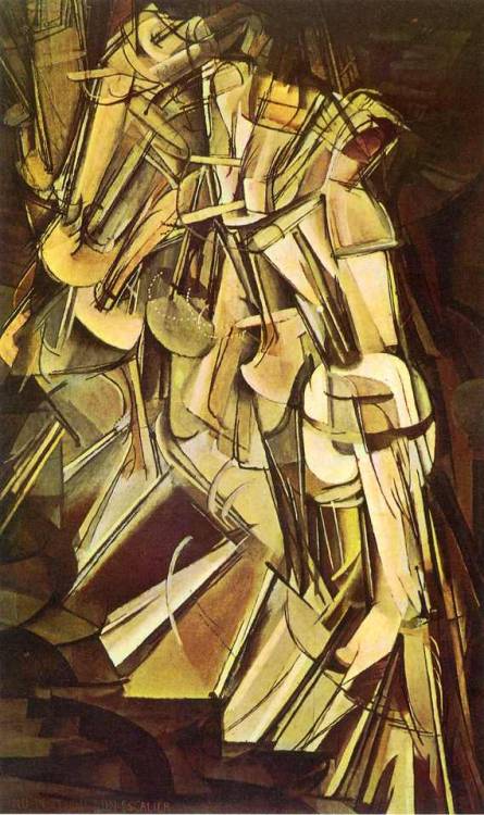 artist-duchamp:Nude Descending a Staircase, No.2, Marcel...