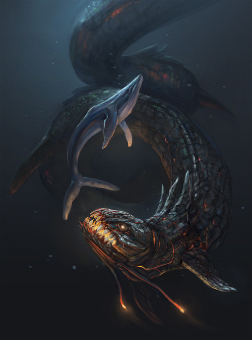 massiveskyandseacreatures:Hellfish by Lisa Steinberg /o/-\o\...