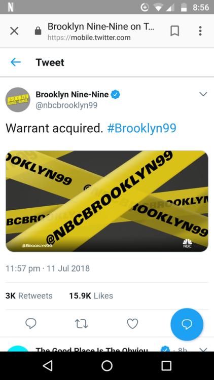 professionalpenthief:professionalpenthief:NBC is the home b99...