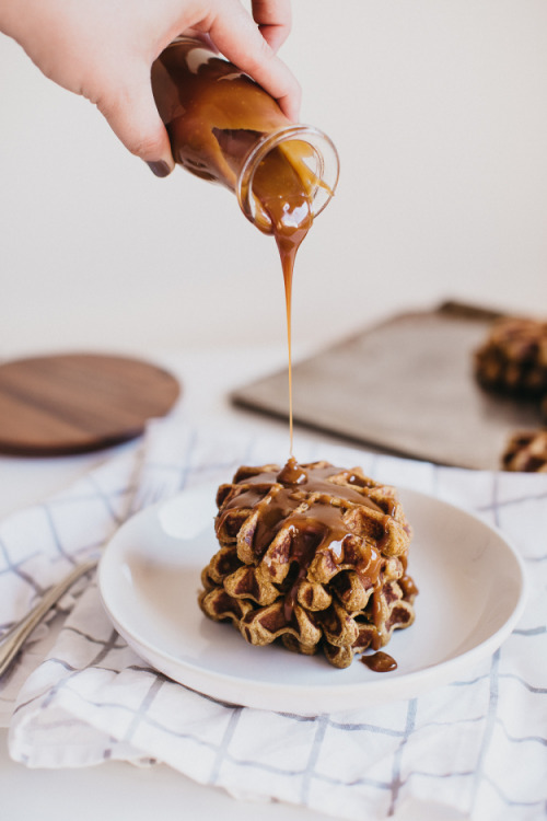 delta-breezes:Pumpkin Rye Waffles w/Coconut Caramel | Erin Made...