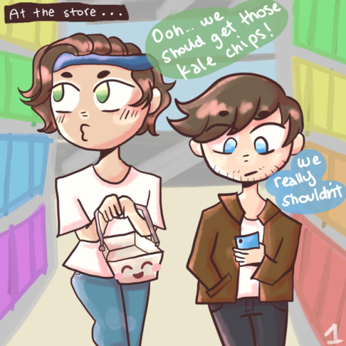 ziamflowers:groceries with larry and ziam !!