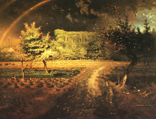 Spring at Barbizon, 1873, Jean-Francois Millet Medium: oil,canvas ...