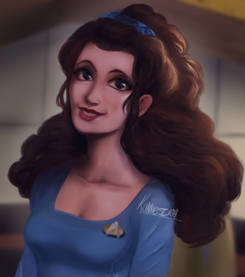 Troi is straight up Belle tho 