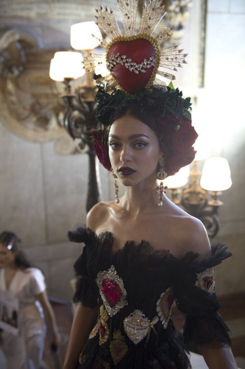 zhenyakvtava:Zhenya Katava for Dolce & Gabbana.