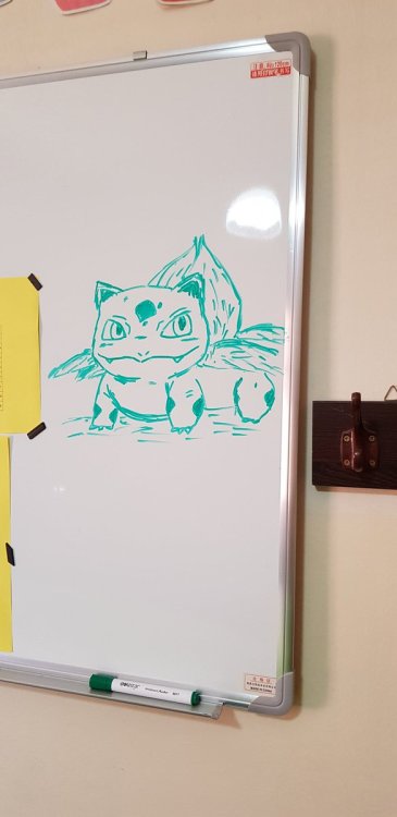 bulbasaur-propaganda:Was bored as hell at work so I drew some...