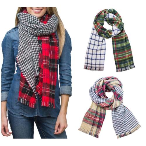 How cute are these OVERSIZED REVERSIBLE scarves???... | Whoa, wait ...