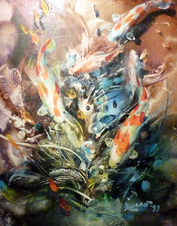 Defindakila — RAFAEL PACHECO Koi, Oil On Canvas, 1999 Defindakila — RAFAEL PACHECO Koi, Oil On Canvas, 1999