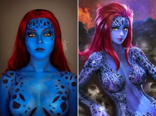 chickcosplay:Mystique (By @xAndrastax - Tw)...