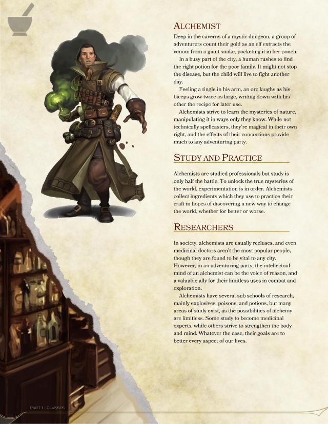 non serious 5e homebrew classes