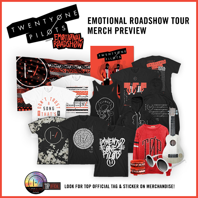 Twenty One Pilots Here S A Quick Look At All Of The Merch