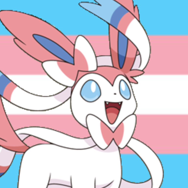 Cartoon Icons — Sylveon Trans Icons normal and shiny