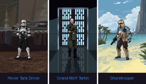 tiefighters:Rogue One - Pixel ArtSeries byMikołaj Birek