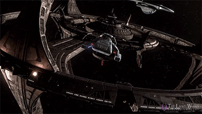 Star Trek GIFs, startrekships: runabout USS Rio Grande flyby by...