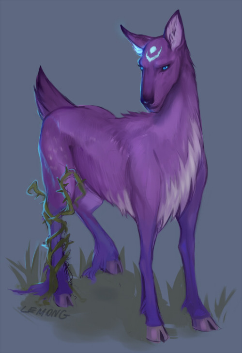 lemongrace:another druid form for my baby girl; doe